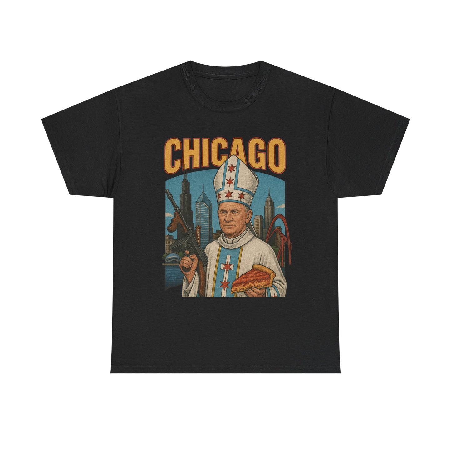 Chicago Pope T-Shirt - Chi-City Overload