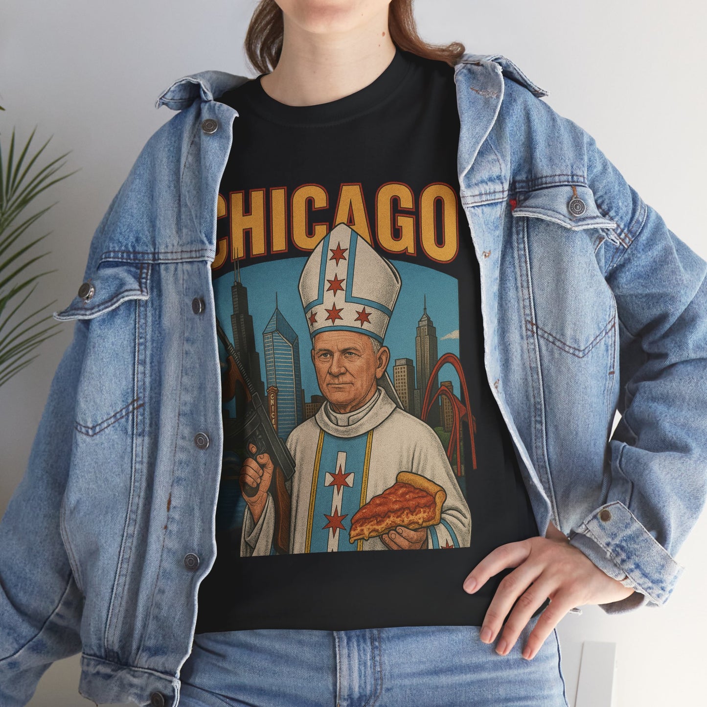 Chicago Pope T-Shirt - Chi-City Overload