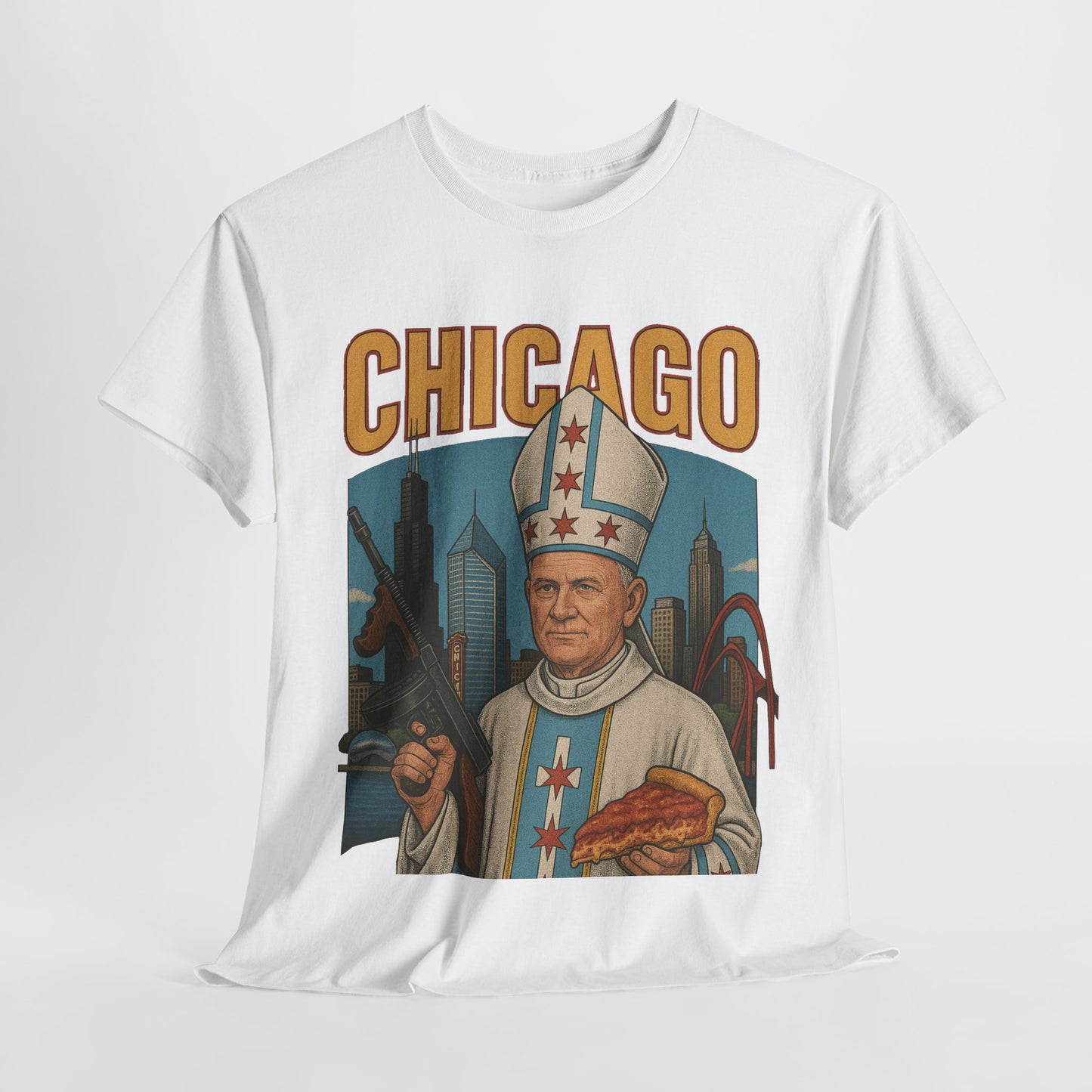 Chicago Pope T-Shirt - Chi-City Overload