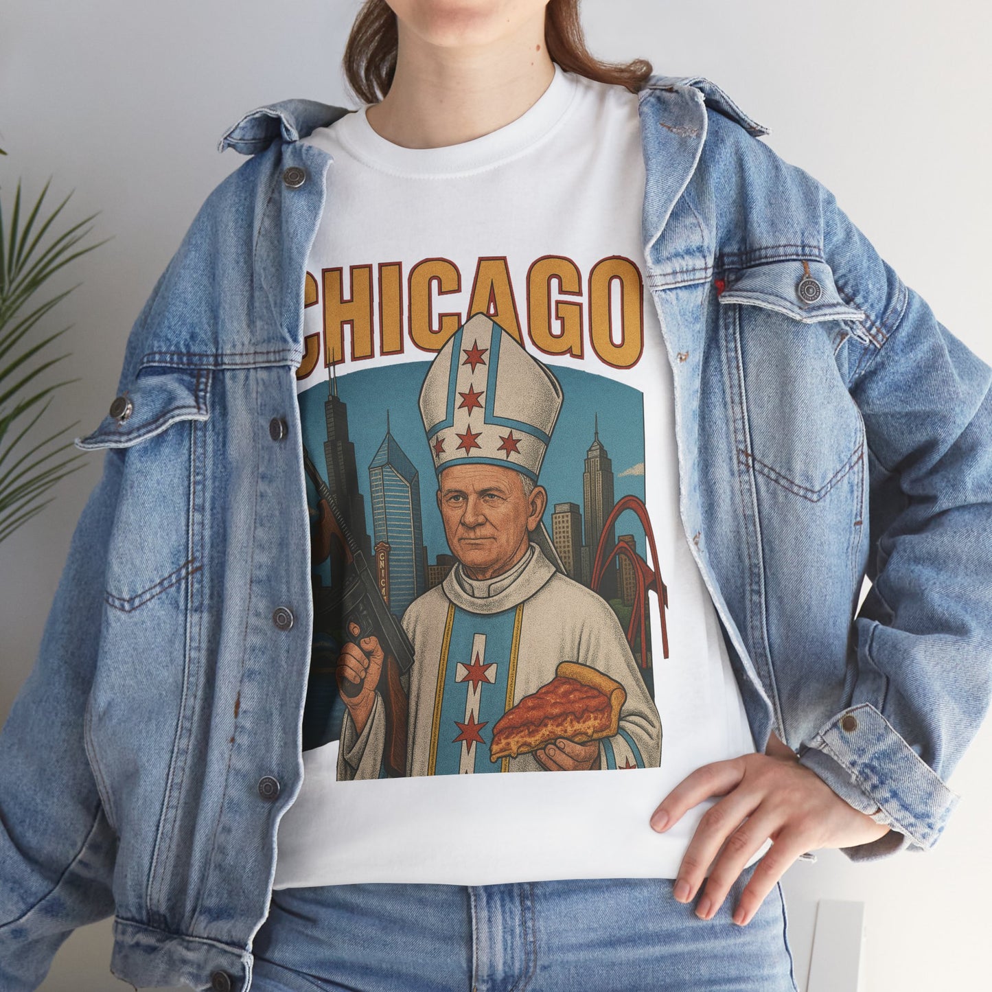 Chicago Pope T-Shirt - Chi-City Overload